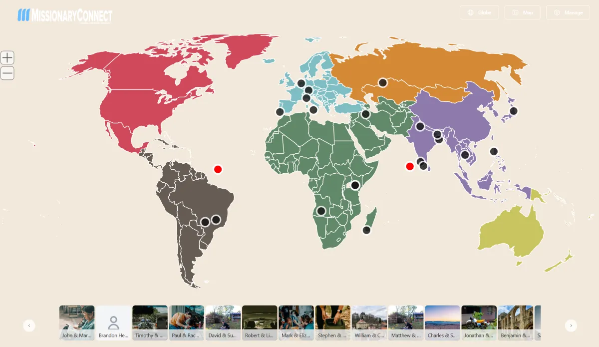 Flat Map MissionaryConnect