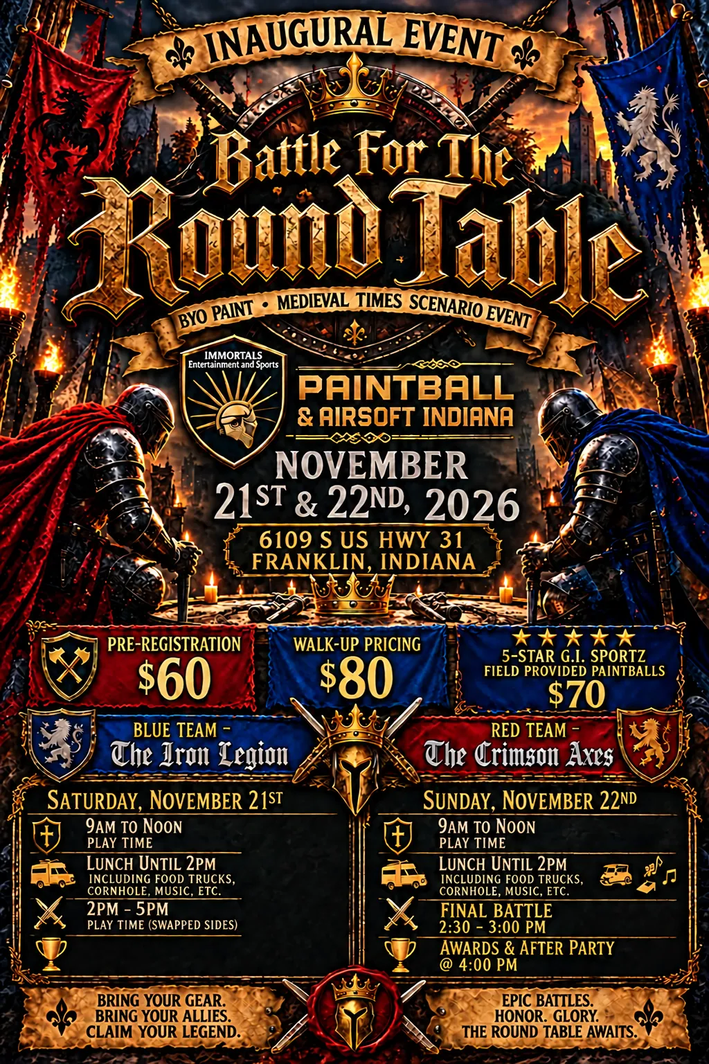 Battle for the Round Table Flyer