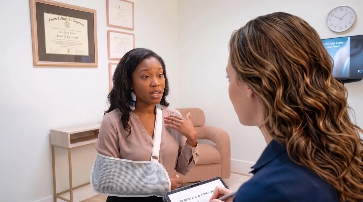 Doctor consulting with patient
