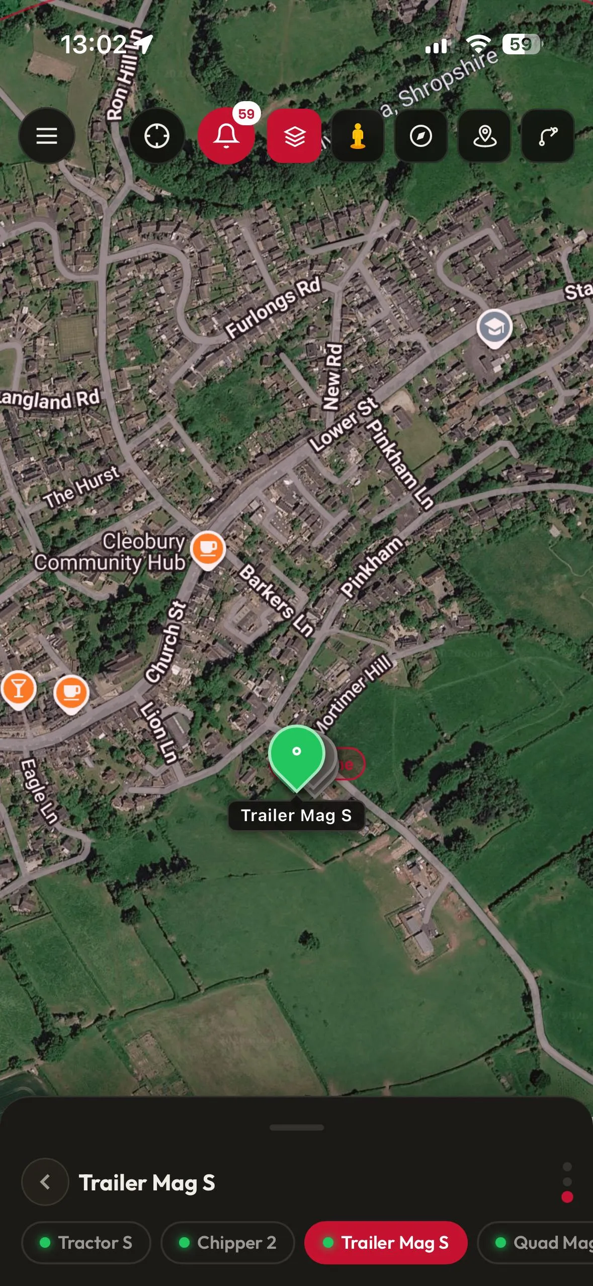 Live GPS Pinpoint Map