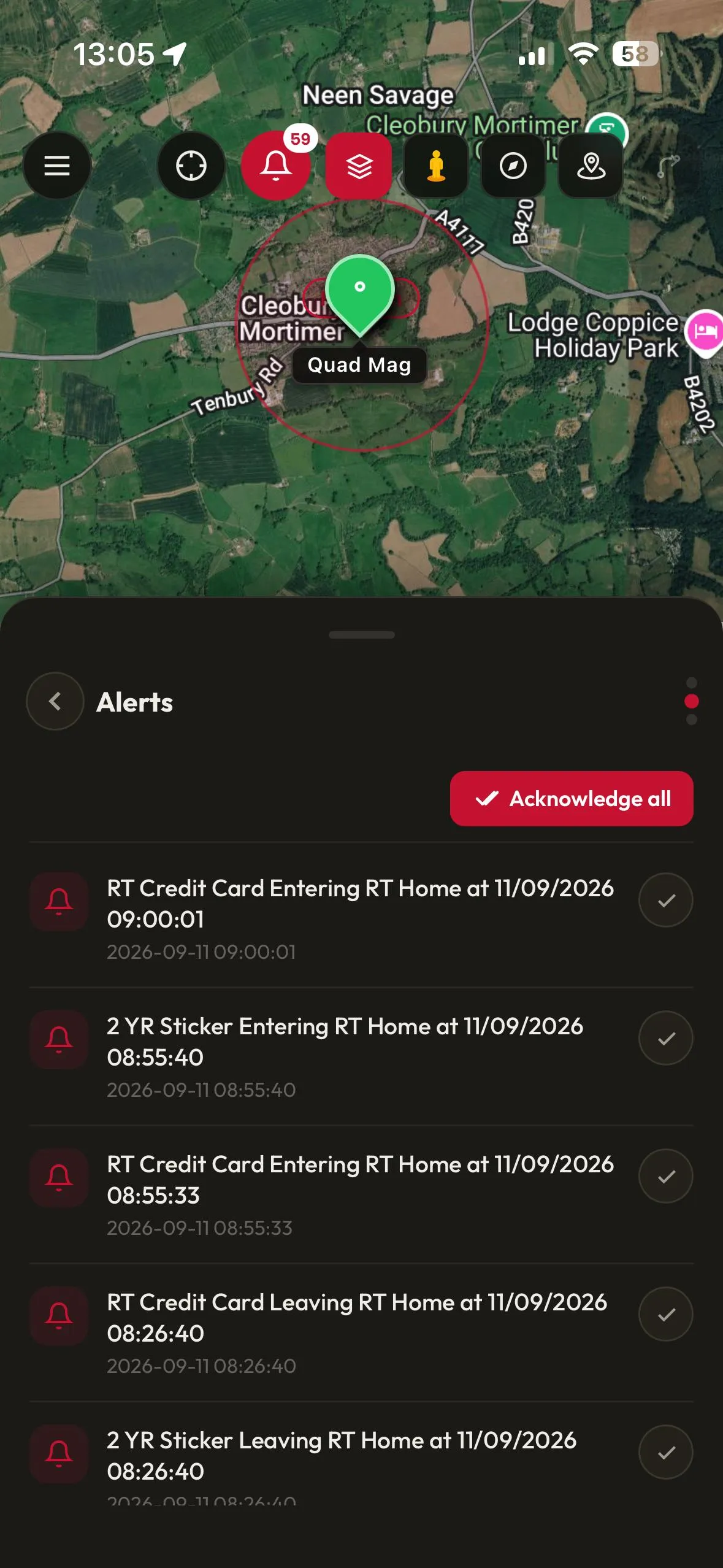 Instant Geofence & Boundary Alerts