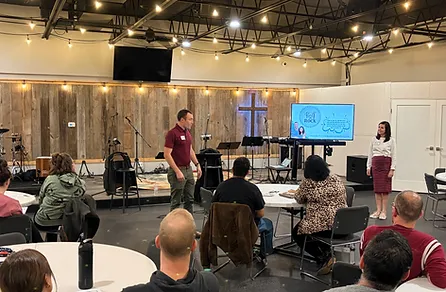 Speakers at Harvest Vineyard