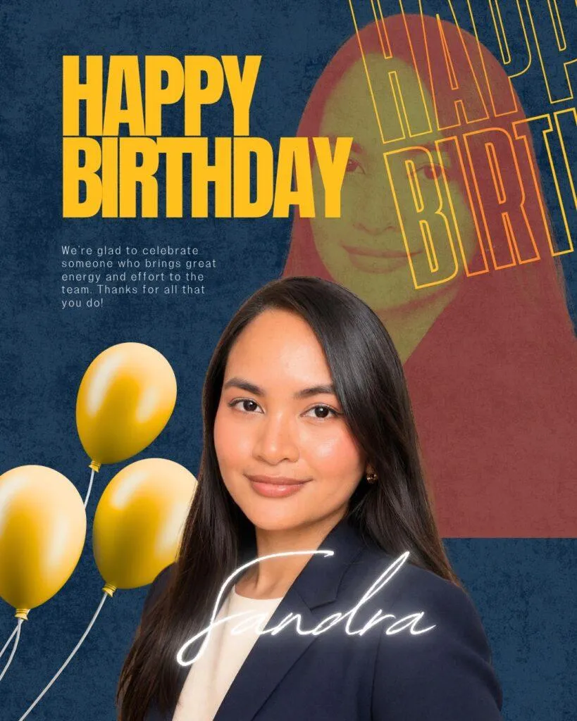 Happy Birthday Sandra