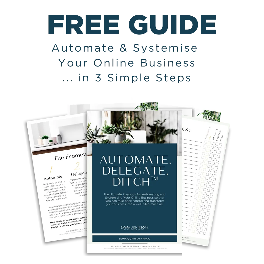 Free Guide Automate & Systemise