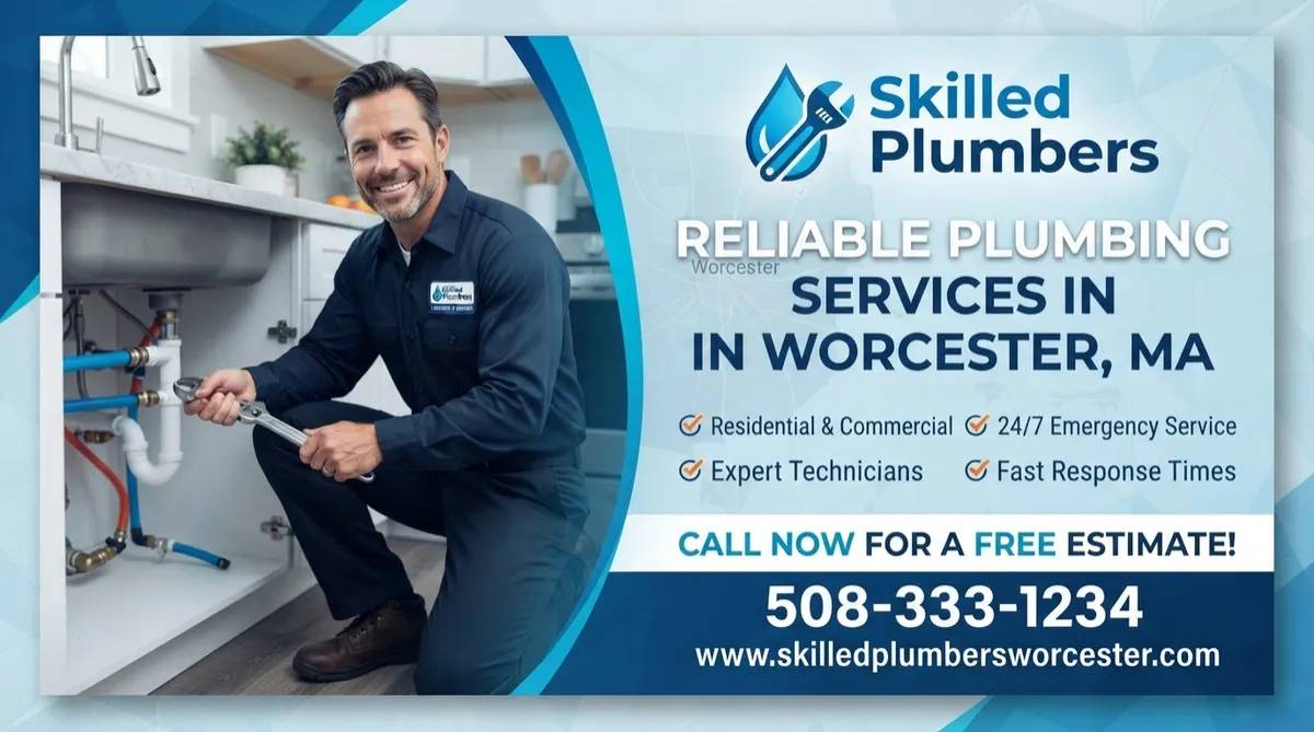 Water Heater Service by Skilled Plumbers Services near Worcester MA