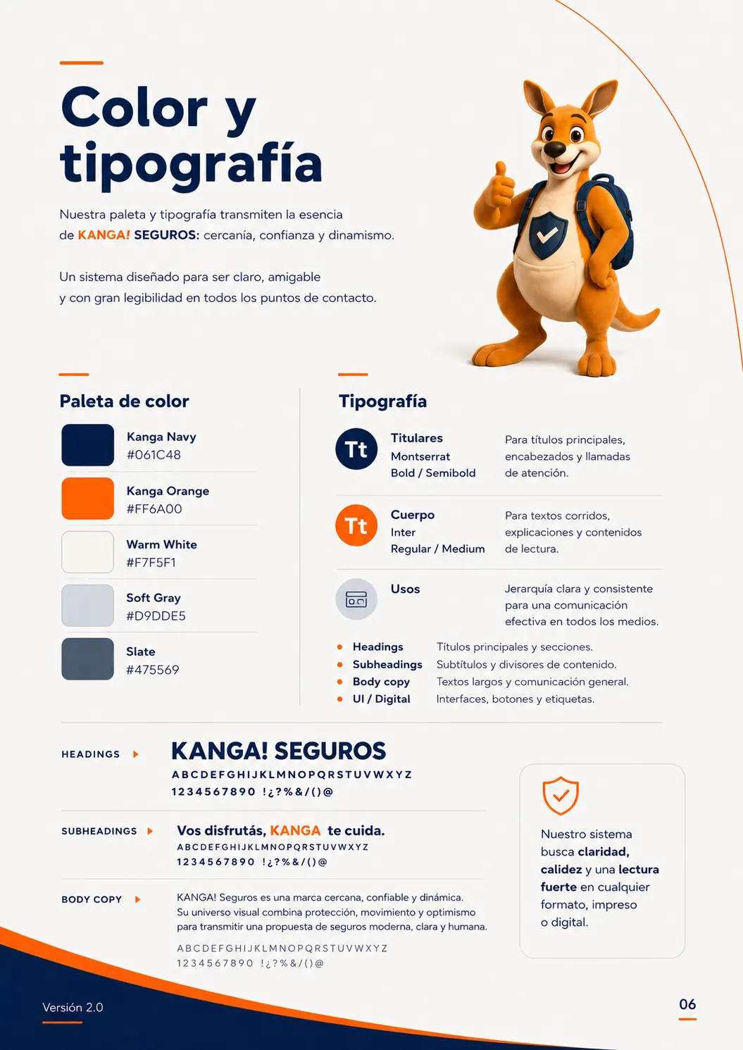 Kanga, la mascota de KANGA! Seguros - Protegiendo con confianza