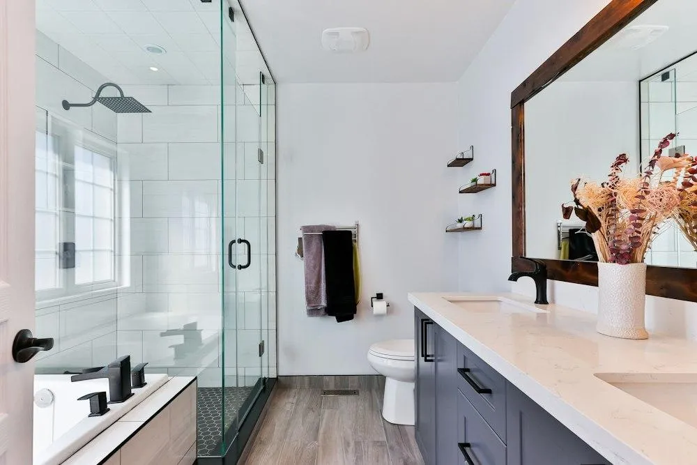 Modern bathroom remodeling preview