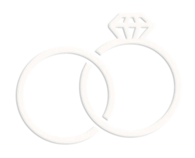 Wedding rings icon