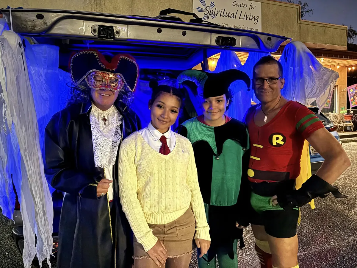 Halloween Trunk or Treat - Costumed attendees