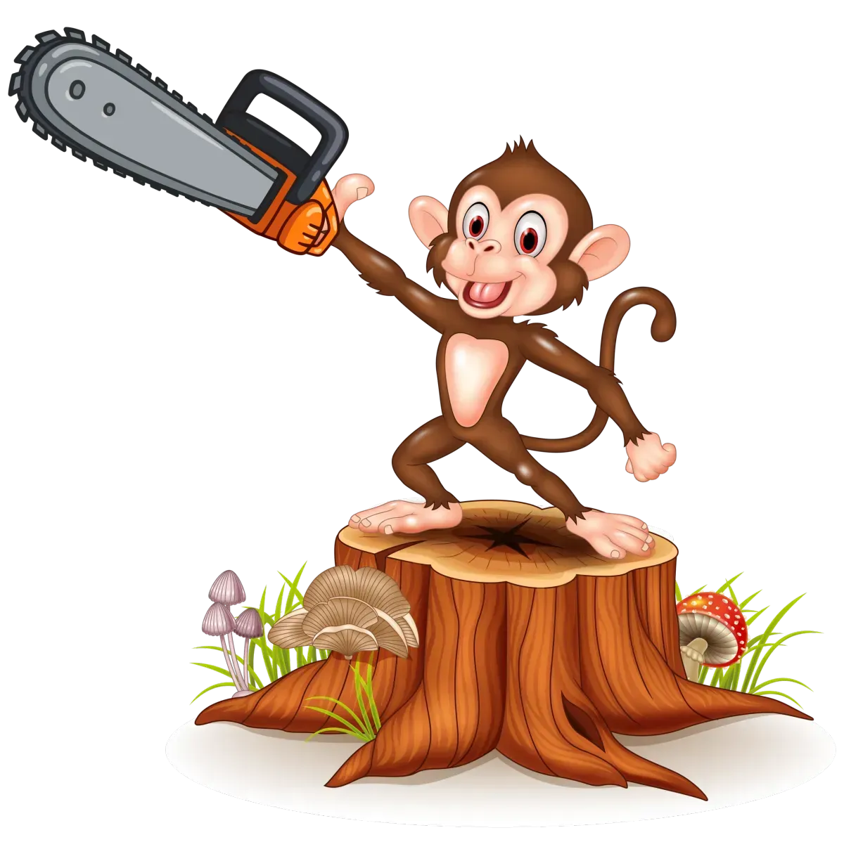 Monkey Business Tree Services Logo