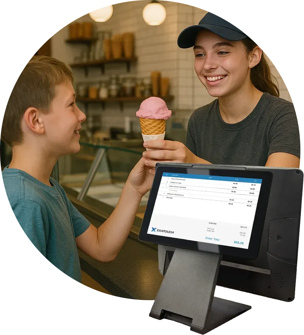 Exatouch point of sale system