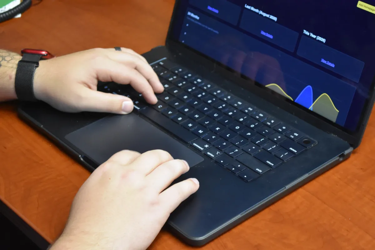 Virtual terminal remote payment solution on laptop