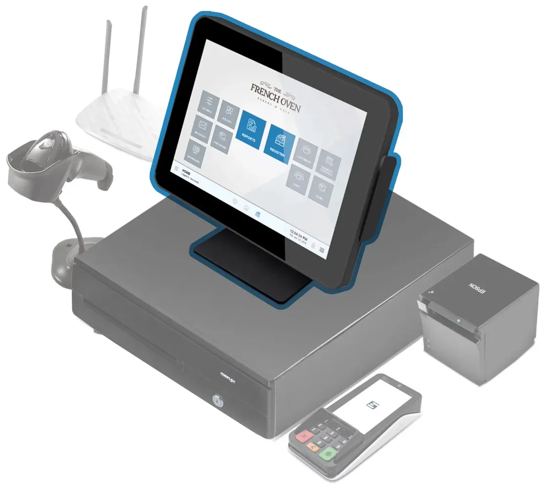 Touchscreen register