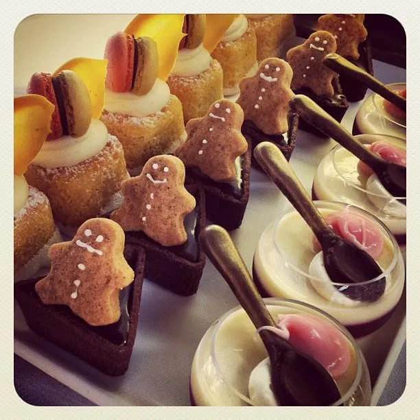 Ghost-decorated desserts — Madders Brothers Patisserie