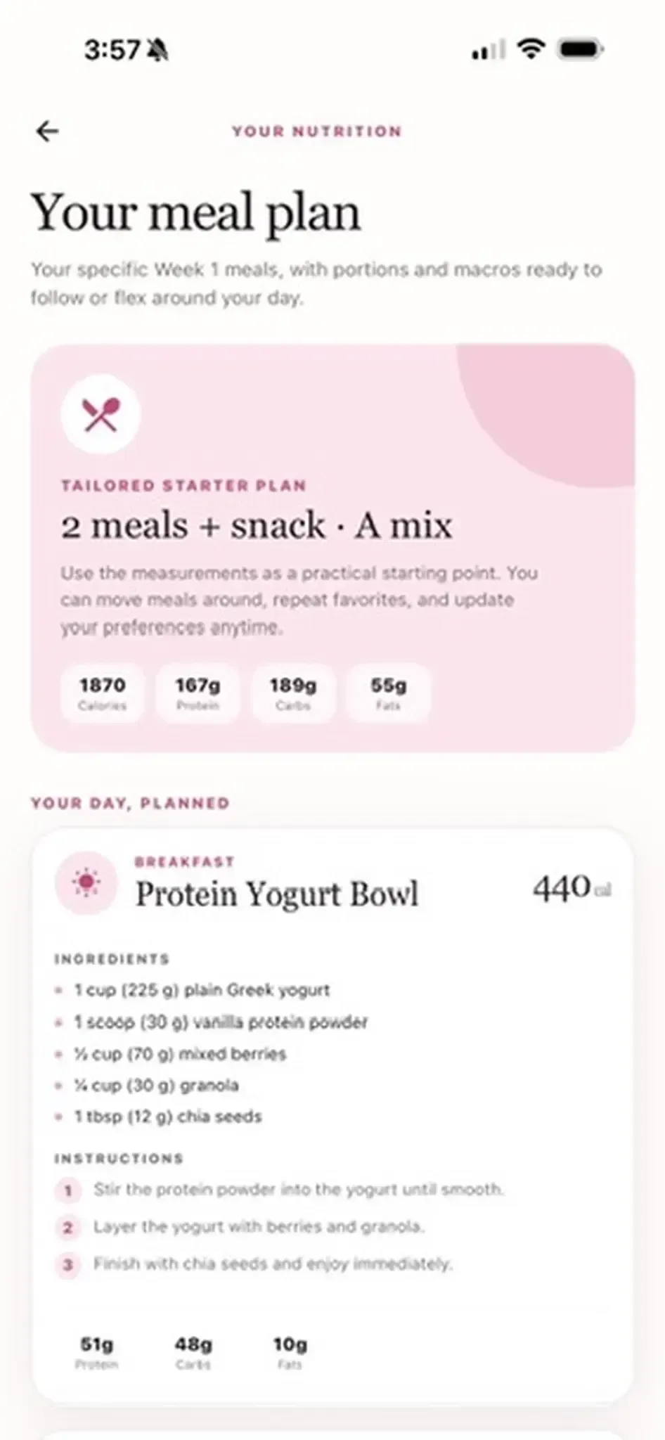 Meal Plans