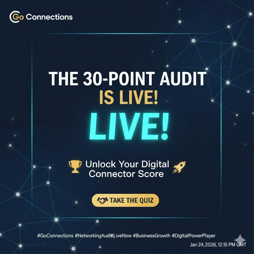 Digital Connector Score - 30-Point Strategic Networking Audit