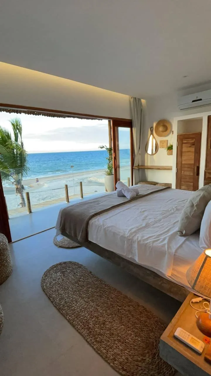 Habitación con vista a la playa