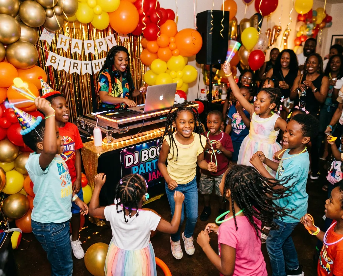 Kids Milestone Birthday Bounce & DJ