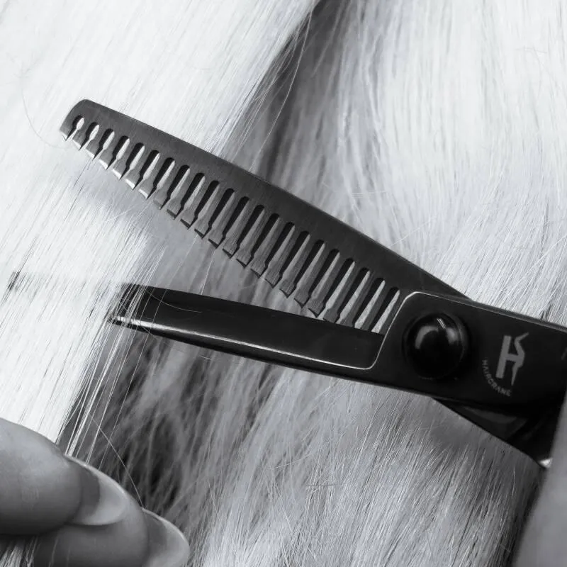 Haircrane Friseurschere Anwendung 2