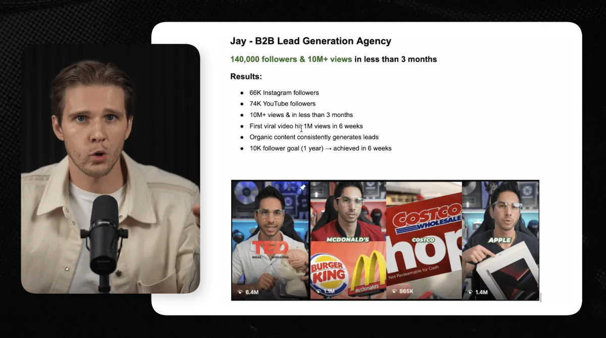 Video thumbnail for Jay - B2B Lead Gen Agency