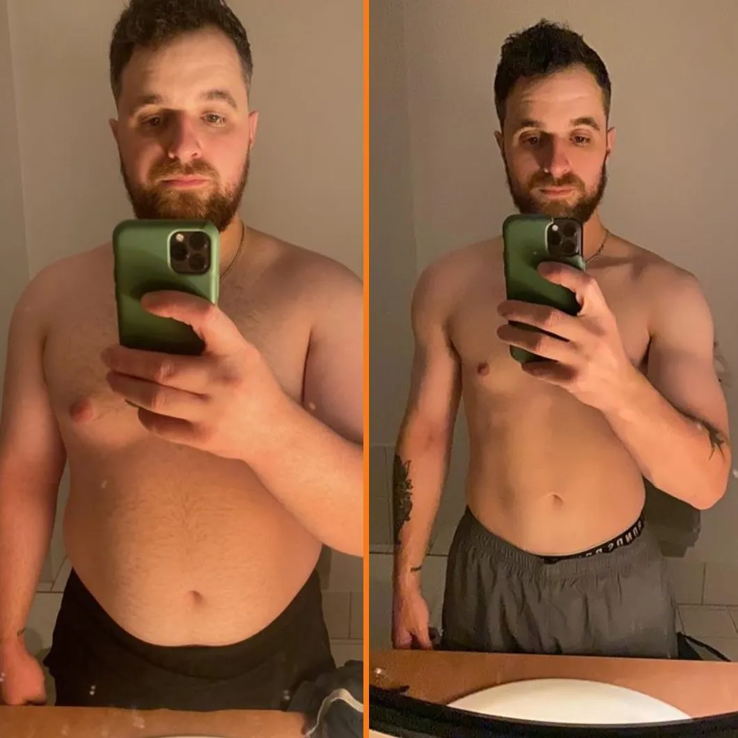 Daniel before and after