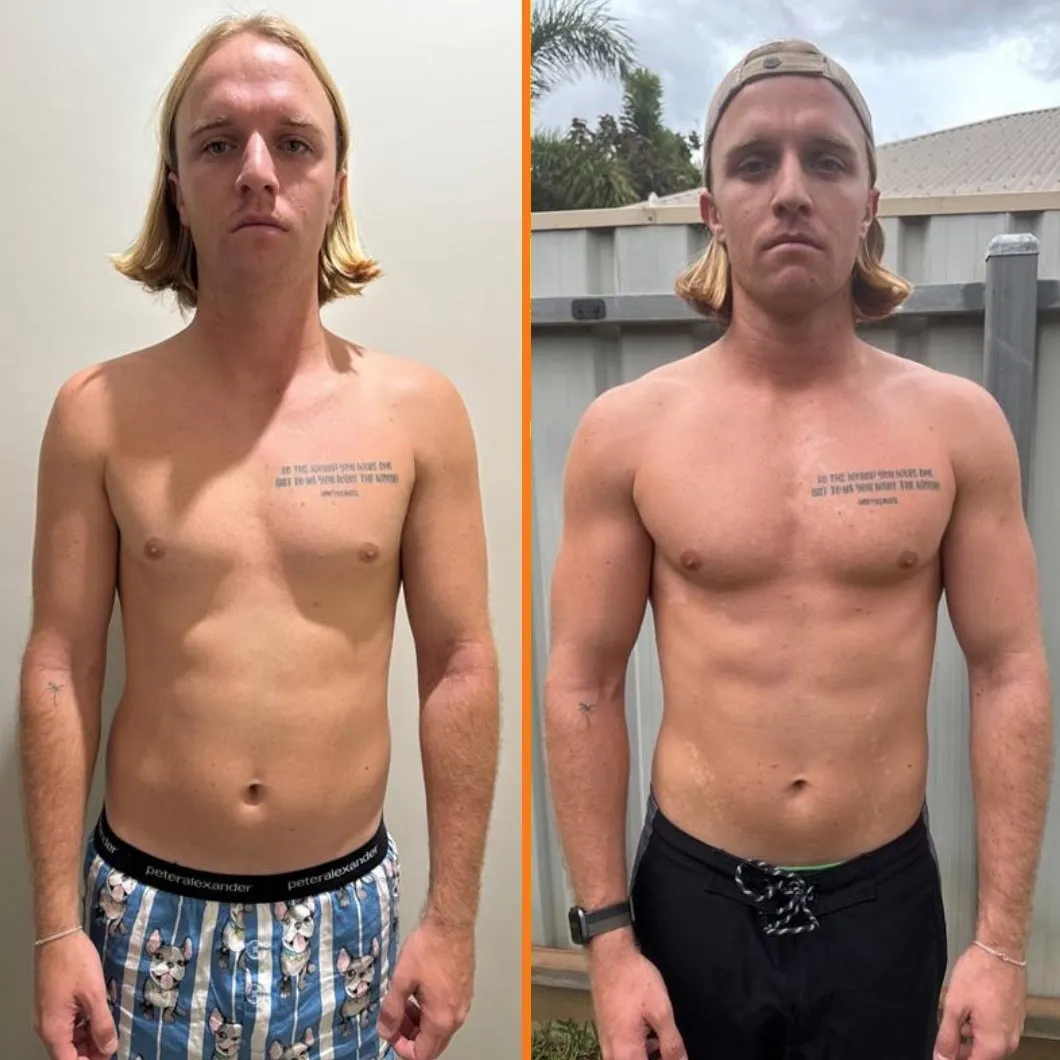 Jacob before and after