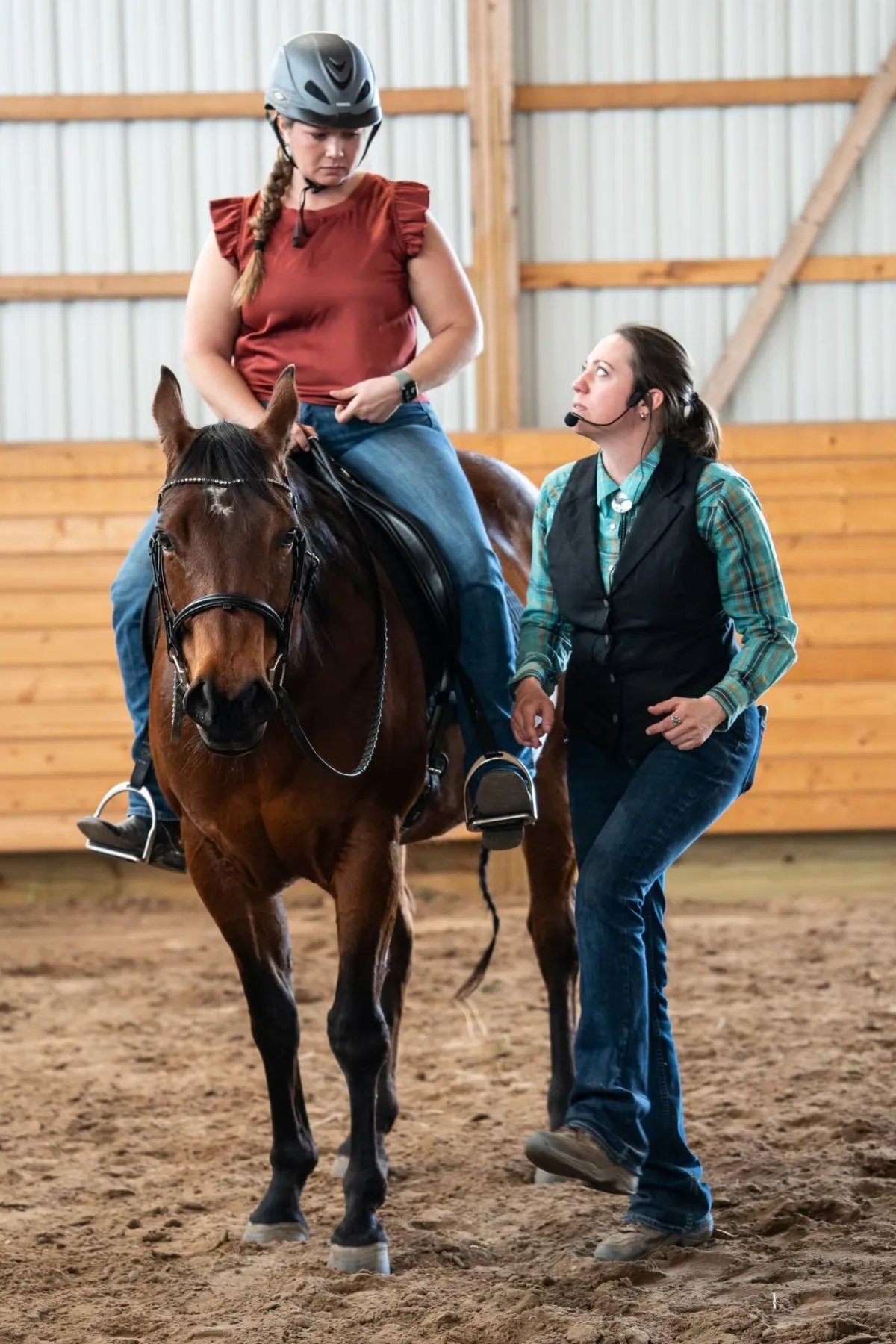 Amy with horse