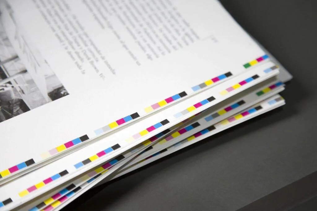 See Our Print Work in Action - Color Swatches and Proofing