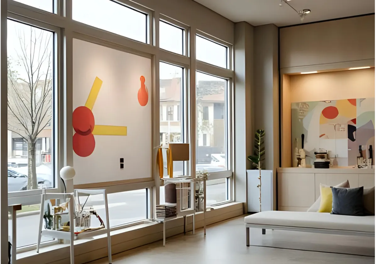 Window and wall graphics transformation