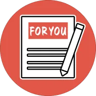 A personalized learning plan animated on red background.