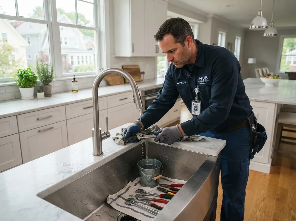 Sink plumbing repair