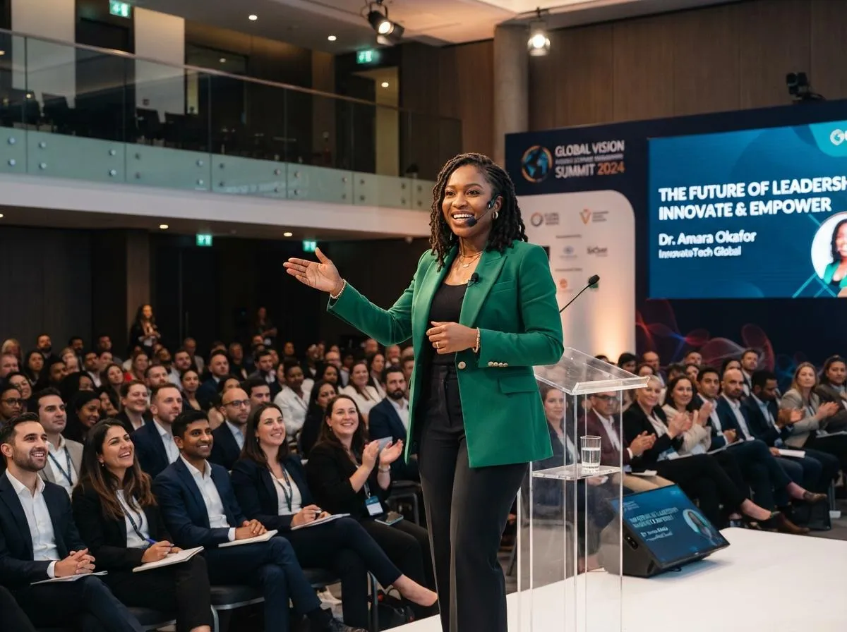 A Mission Specialist speaker engaging with an audience at the Brand Builders Connect Summit