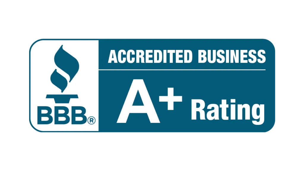BBB Accredited Business A+ Rating