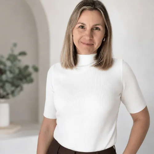 Portrait of Bek Pozzoli, founder and educator