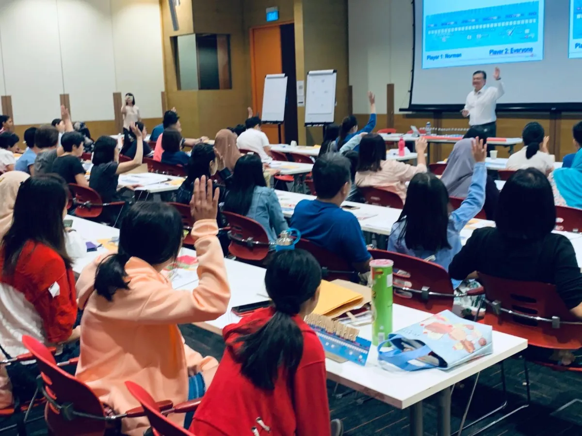 Dr Norman Tien leading an interactive workshop with participating parents
