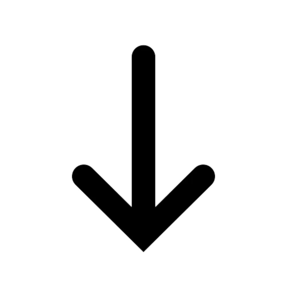 Arrow pointing down