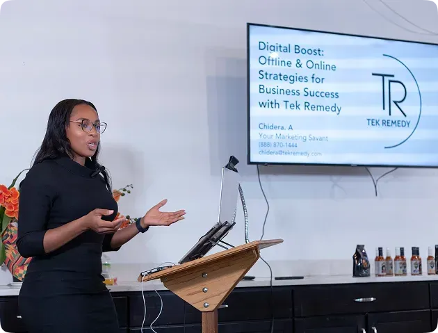 Tek Remedy Selected Work - Speaker Presentation