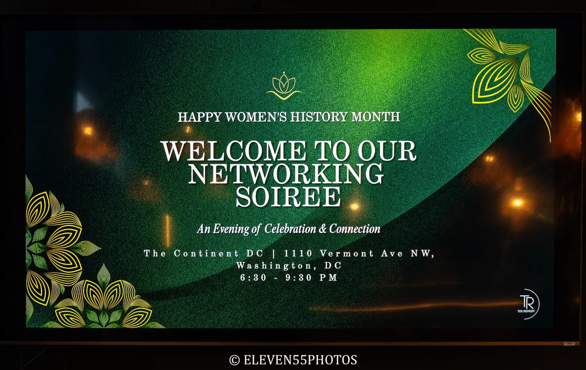 Tek Remedy Selected Work - Networking Soiree Branding