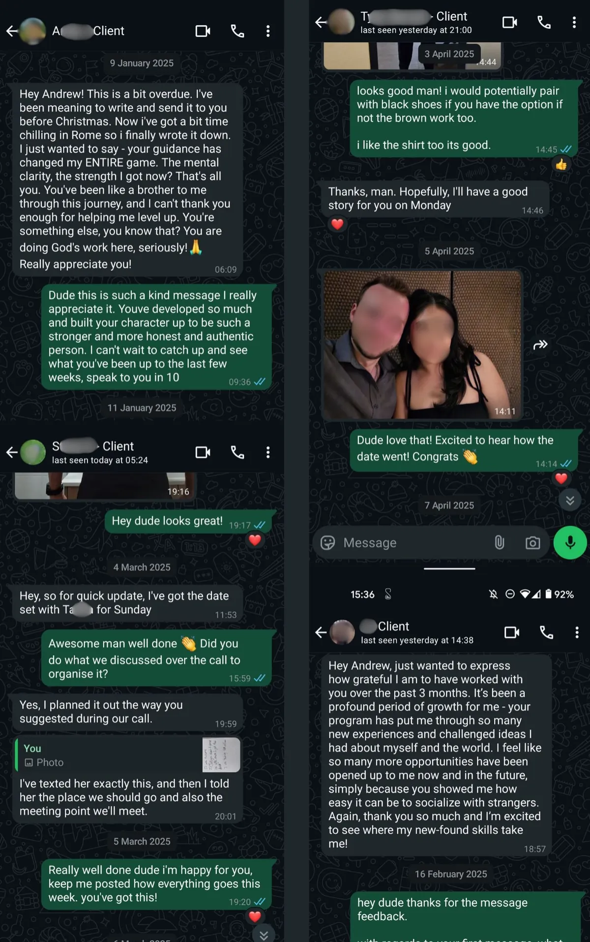 Behind-the-scenes client result 1