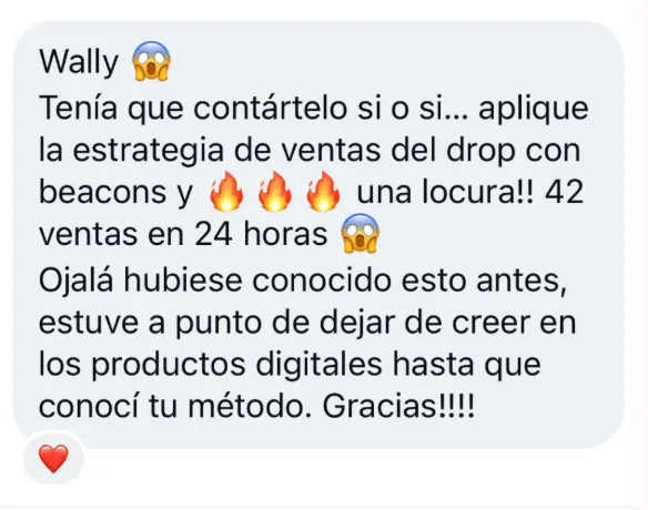 Testimonio Malu - Aplicó el método y consiguió 42 ventas de su producto en 24 horas