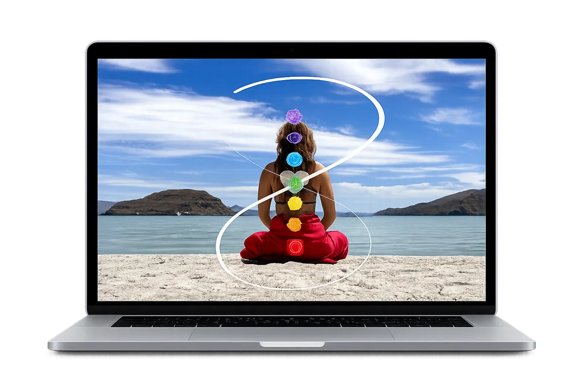 Infinity Love Process Tool on Laptop