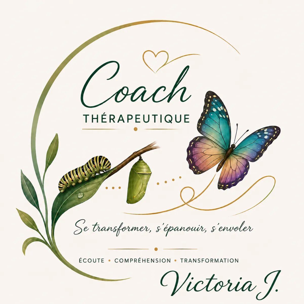 Logo Victoria J. - Transformation & Guérison