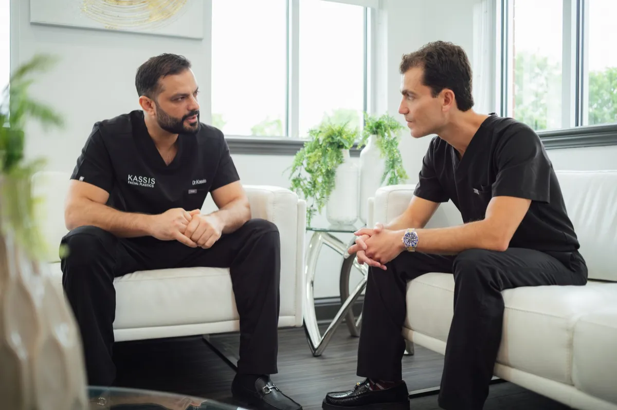 Dr. Kassis in consultation