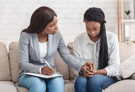 Therapist And Client