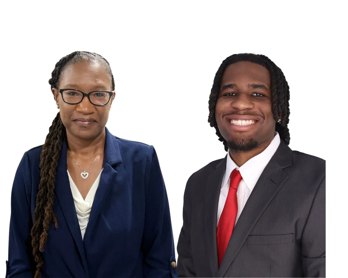 Instructor Tanika Belfield-Martin and Christian Martin