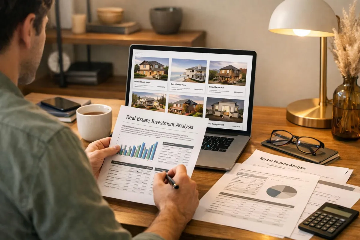 Real Estate Investment Analysis and property plans