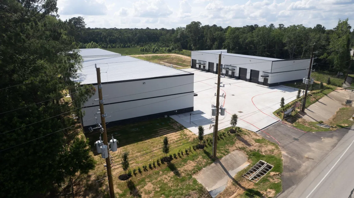 Magnolia Business Park aerial warehouse view 2