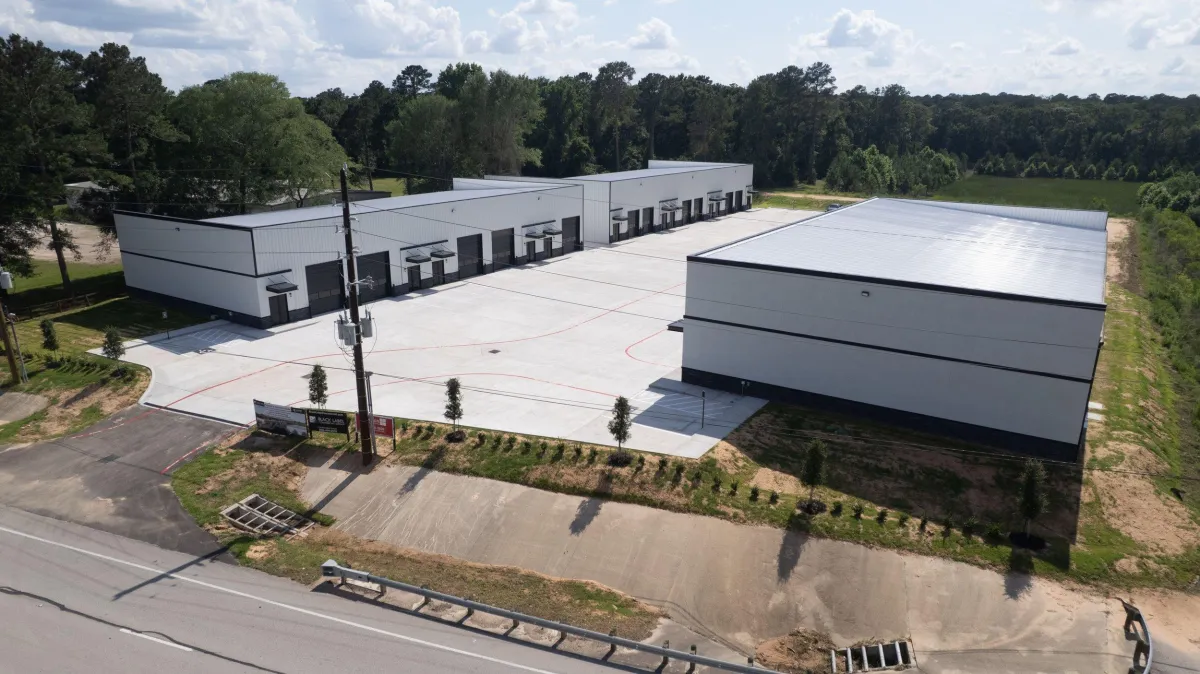 Magnolia Business Park aerial warehouse view 1