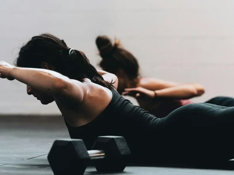 Woman focused on her nutrition and recovery routine