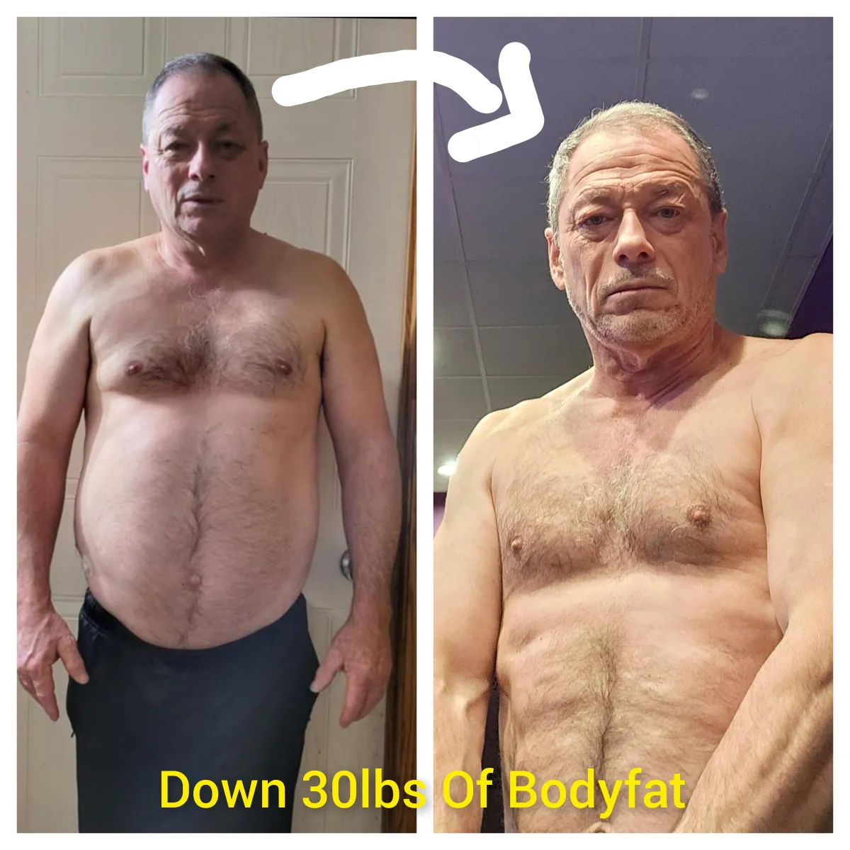 Mark's before and after rebuild